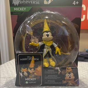 Disney Mirrorverse Mickey Support Figure - Yellow and Black